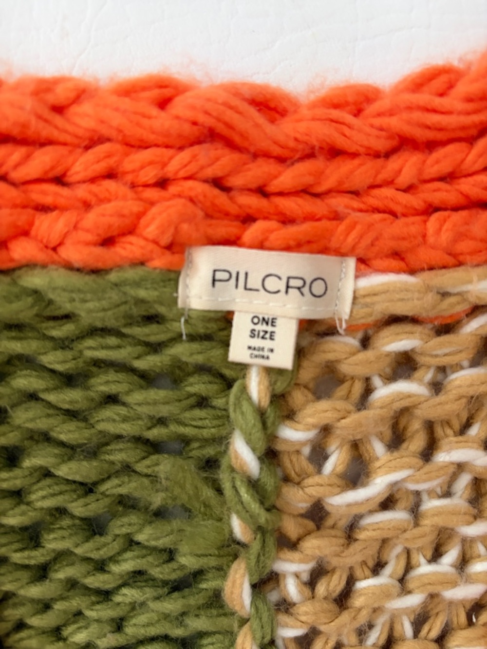 Pilcro Colorblock Patchwork Cardigan Sweater One Size - Picture 10 of 16